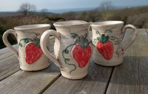 Strawberry Mugs